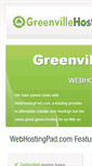 Mobile Screenshot of greenvillehost.com